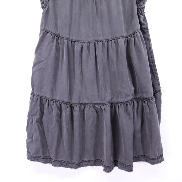 Anthropologie Jenee Mini Dress Size XS Petite Tiered Ruffle Sleeves with Pockets - Picture 12 of 14